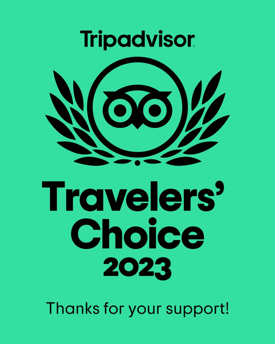 Tripadvisor Travellers Choice 2021 Auszeichnung